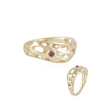 Bague en or et Diamant rouge I1 (Ornaments by de Melo)