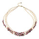 Collier en argent et Perle blanche de culture d'eau douce (Riya)