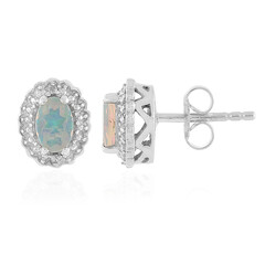 Boucles d'oreilles en argent et Opale Welo