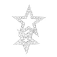 Pendentif en argent et Saphir blanc