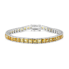 Bracelet en argent et Citrine