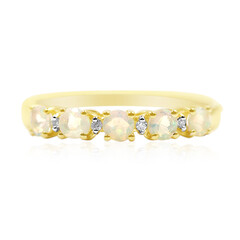 Bague en or et Opale Welo