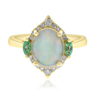 Bague en or et Opale Welo AAA