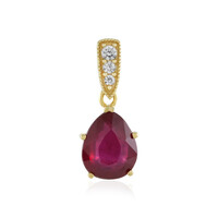 Pendentif en argent et Rubis de Bemainty