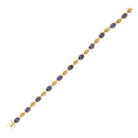 Bracelet en or et Tanzanite (CUSTODANA)