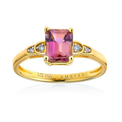 Bague en or et Diaspora rose (AMAYANI)