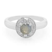 Bague en argent et Spectrolite