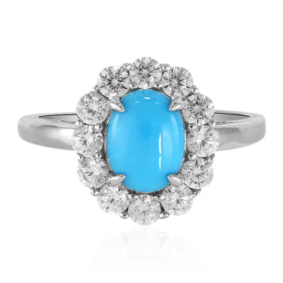 Bague en argent et Turquoise Sleeping Beauty