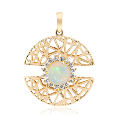 Pendentif en or et Opale Welo AAA (Ornaments by de Melo)