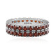 Bague en argent et Grenat du Mozambique