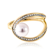 Bague en or et Perle d'Akoya (de Melo)