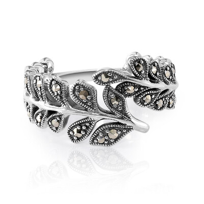 Bague en argent et Marcassite