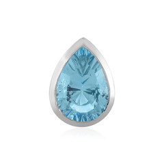 Pendentif en argent et Topaze bleu ciel