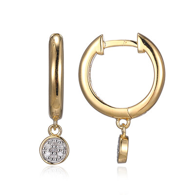 Boucles d'oreilles en argent et Diamant I3 (I)