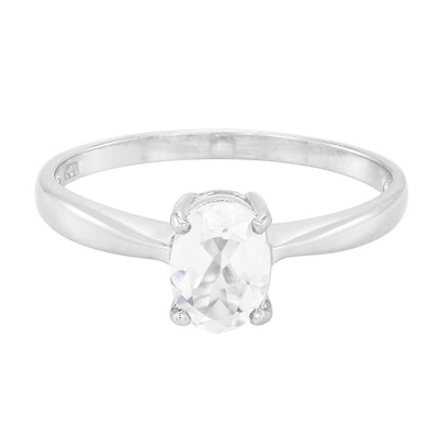 Bague en argent et Béryl de l'Himalaya