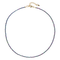 Collier en argent et Hématite mystique