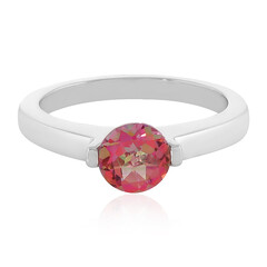 Bague en argent et Topaze fleur de lotus
