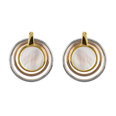 Boucles d'oreilles en argent et Nacre
