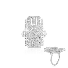 Bague en argent et Zircon