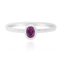 Bague en argent et Grenat Rhodolite
