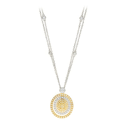 Collier en or et Diamant SI2 jaune (CIRARI)
