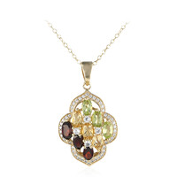 Collier en argent et Grenat
