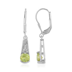 Boucles d'oreilles en argent et Sphène