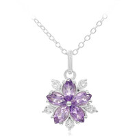 Collier en argent et Améthyste