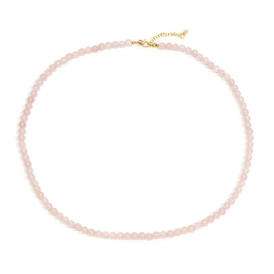 Collier en argent et Quartz rose