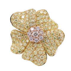 Bague en or et Diamant rose I1 (CIRARI)