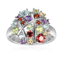 Bague en argent et Citrine