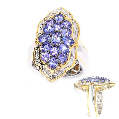 Bague en argent et Tanzanite (Gems en Vogue)