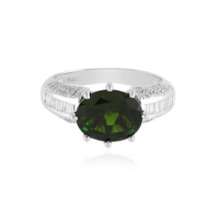 Bague en or et Diopside de Russie