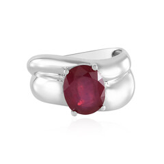 Bague en argent et Rubis de Madagascar (de Melo)