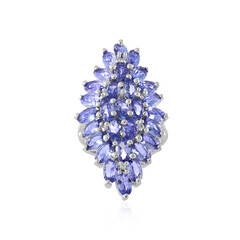 Bague en argent et Tanzanite