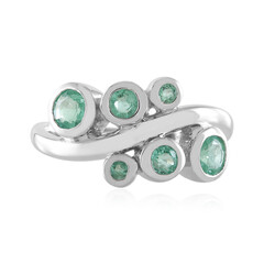 Bague en argent et Emeraude de Russie (de Melo)