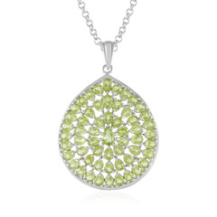 Collier en argent et Péridot