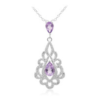 Collier en argent et Améthyste