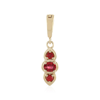 Pendentif en or et Rubis de Tanzanie