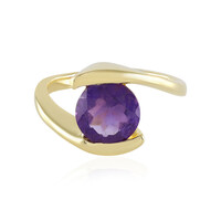 Bague en argent et Améthyste de Zambie