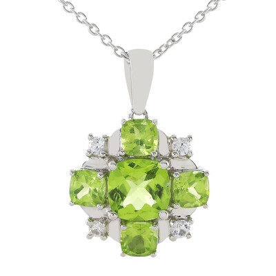 Collier en argent et Péridot