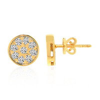 Boucles d'oreilles en or et Diamant IF (D)