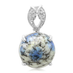 Pendentif en argent et Azurite du K2