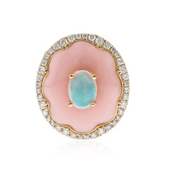 Bague en or et Opale Welo AAA (CIRARI)