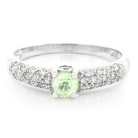 Bague en argent et Kyanite Menthe