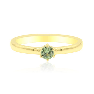 Bague en or et Grenat Démantoïde de Madagascar (John Ferry)