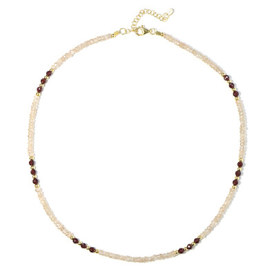 Collier en argent et Grenat d'Inde