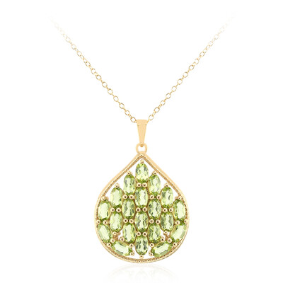 Collier en argent et Péridot de Birmanie
