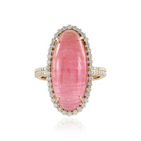 Bague en or et Tourmaline œil-de-chat (de Melo)