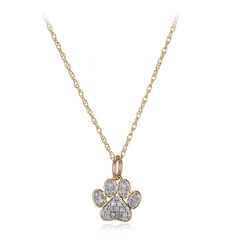 Collier en argent et Diamant I3 (I)